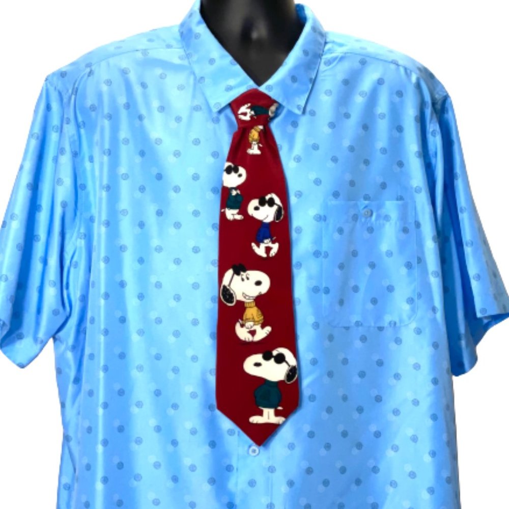 Vintage Peanuts SNOOPY Joe Cool Necktie - Picture 2 of 6